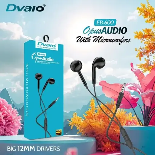 Dvaio EB-600 Opus AUDIO Box Earphone (Set of 10 Pcs)