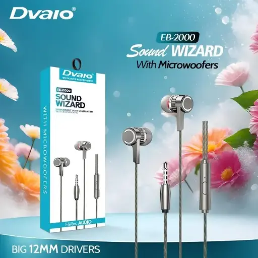 Dvaio EB-2000 Sound Wizard Box Earphone (Set of 10 Pcs)