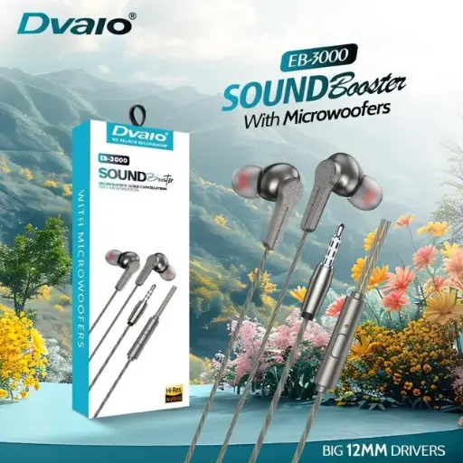 Dvaio EB-3000 SOUND Booster Box Earphone (Set of 10 Pcs)