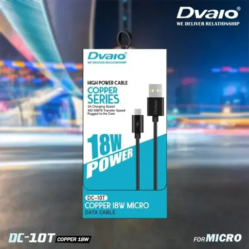 Dvaio DC-10T COPPER SERIES Micro (V8) Cable (Set of 10 Pcs)