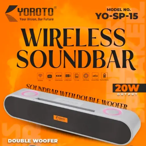 YOROTO YO SP-15 SOUNDBAR BT SPEAKER